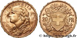 OR, PALLADIUM ET PLATINE INVESTISSEMENT 20 Francs or &nbsp;Vreneli&nbsp; 1927 Berne