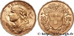 OR, PALLADIUM ET PLATINE INVESTISSEMENT 20 Francs or &nbsp;Vreneli&nbsp; 1927 Berne