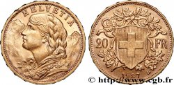 OR, PALLADIUM ET PLATINE INVESTISSEMENT 20 Francs or &nbsp;Vreneli&nbsp; 1927 Berne