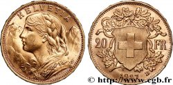 GOLD-, PALLADIUM- UND PLATIN-INVESTITIONEN 20 Francs or &nbsp;Vreneli&nbsp; 1927 Berne VZ 