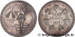 ÉTATS DE L&nbsp;AFRIQUE DE L&nbsp;OUEST (BCEAO) 500 Francs BCEAO 1972 Paris