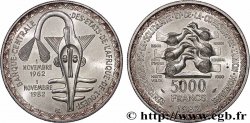 ÉTATS DE L&nbsp;AFRIQUE DE L&nbsp;OUEST (BCEAO) 5000 Francs masque 1982 Paris