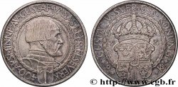 SUÈDE 2 Kronor Gustave Vasa 400e anniversaire de la liberté politique 1921 