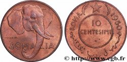 SOMALIE - TERRITOIRE SOUS TUTUELLE DE LA SOMALIE 10 Centesimi éléphant 1950 Rome
