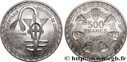 ÉTATS DE L&nbsp;AFRIQUE DE L&nbsp;OUEST (BCEAO) 500 Francs BCEAO 1972 Paris