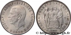 SUÈDE 5 Kronor 150 ans de la Constitution 1959 