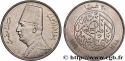 ÉGYPTE 20 Piastres Roi Fouad AH1348 1929 Budapest