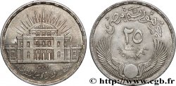 ÉGYPTE 25 Piastres inauguration de l’assemblée nationale 1957 