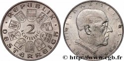 AUTRICHE 2 Schilling Mort de Ignaz Seipel 1932 