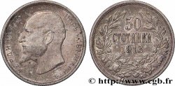 BULGARIE 50 Stotinki Ferdinand Ier 1913 Kremnitz