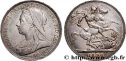 GRANDE BRETAGNE - VICTORIA 1 Crown Victoria “old Head 1896  SUP 