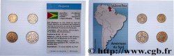 GUYANA Lot 4 monnaies 1989-1992 