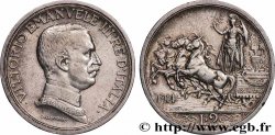 ITALY 2 Lire Victor Emmanuel III 1914 Rome 