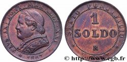 VATICAN ET ÉTATS PONTIFICAUX 1 Soldo an XXI buste large 1867 Rome