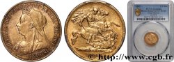 OR, PALLADIUM ET PLATINE INVESTISSEMENT 1/2 Souverain Victoria vieille tête 1899 Londres