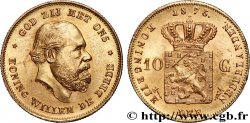GOLD, PALLADIUM & PLATINUM INVESTMENT 10 Gulden Guillaume III, 1e type 1875 Utrecht