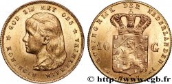 ORO, PALADIO Y PLATINO INVERSIÓN 10 Gulden  1897 Utrecht