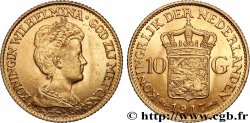OR, PALLADIUM ET PLATINE INVESTISSEMENT 10 Gulden, 3e type 1917 Utrecht