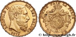 GOLD-, PALLADIUM- UND PLATIN-INVESTITIONEN 20 Francs Léopold II 1877 Bruxelles