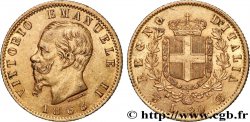OR, PALLADIUM ET PLATINE INVESTISSEMENT 20 Lire Victor Emmanuel II 1868 Turin