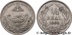 HONDURAS 1/4 Real 1869 Paris