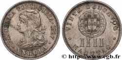 ANGOLA 20 Centavos - IIII Macutas monnayage colonial Portugais 1927 