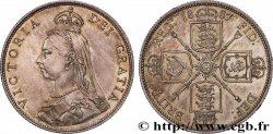 GREAT BRITAIN - VICTORIA 1 Florin Victoria buste du jubilé 1887 