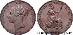 UNITED KINGDOM 1 Penny Victoria “tête jeune” 1858 