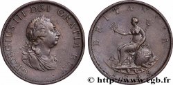 VEREINIGTEN KÖNIGREICH 1/2 Penny Georges III 1799 Soho