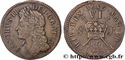 IRLANDE 6 Pence Jacques II frappée pour le mois de juillet 1689 