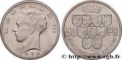 BELGIEN 50 Francs Léopold III légende Belgique-Belgie tranche position A 1939 Bruxelles