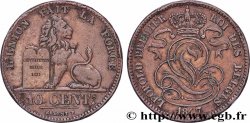BELGIO 10 Centimes Léopold Ier 1847/37 1847 Bruxelles