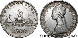 ITALIE 500 Lire “caravelles” / dame du style de la renaissance 1959 Rome