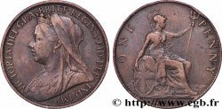 ROYAUME-UNI 1 Penny Victoria “old head” 1900 Londres