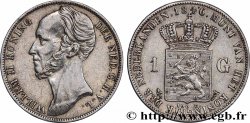 PAíSES BAJOS 1 Gulden Guillaume II, différent fleur de lys 1846 Utrecht