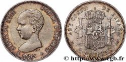 ESPAGNE 2 Pesetas Alphonse XIII 1892 Madrid