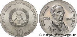 GERMAN DEMOCRATIC REPUBLIC 10 Mark Carl Maria Von Weber 1976 Berlin