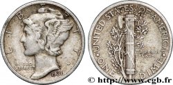 ÉTATS-UNIS D&nbsp;AMÉRIQUE 1 Dime Mercury 1936 Philadelphie