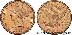 OR, PALLADIUM ET PLATINE INVESTISSEMENT 10 Dollars &nbsp;Liberty&nbsp; 1905 San Francisco TTB+ 