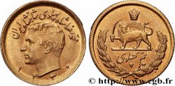 GOLD, PALLADIUM & PLATINUM INVESTMENT 1/2 Pahlavi Mohammad Riza Pahlavi SH1340 (1961) Téhéran