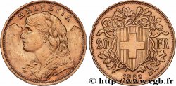 OR, PALLADIUM ET PLATINE INVESTISSEMENT 20 Francs &nbsp;Vreneli&nbsp;  1922 Berne