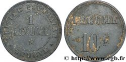 SWITZERLAND 10 Centimes / 1 Légume - Jeton de rationnement Genève n.d. 