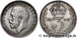 ROYAUME-UNI 3 Pence Georges V 1920 Londres