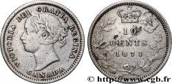CANADA 10 Cents Victoria 1871 