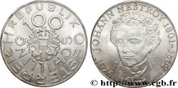 AUTRICHE 100 Schilling 175e anniversaire de la naissance de Johann Nestroy, comédien et dramaturge viennois 1976 Vienne