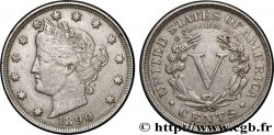 ÉTATS-UNIS D&nbsp;AMÉRIQUE 5 Cents Liberty 1890 Philadelphie
