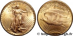 GOLD, PALLADIUM & PLATINUM INVESTMENT 20 Dollars &nbsp;Saint-Gaudens” 1927 Philadelphie AU 