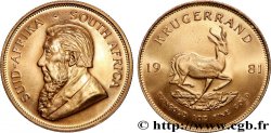 OR, PALLADIUM ET PLATINE INVESTISSEMENT 1 Krugerrand Paul Kruger 1981 Prétoria SPL 