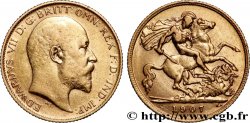 GOLD, PALLADIUM & PLATINUM INVESTMENT 1/2 Souverain Edouard VII 1907 Londres