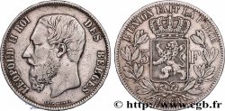 ARGENTO INVESTIMENTO 5 Francs Léopold II 1868 